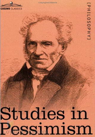 Studies in Pessimism