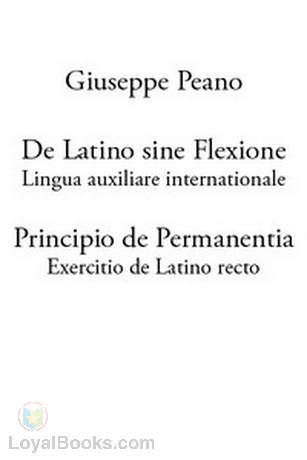 De Latino sine Flexione; Principio de Permanentia